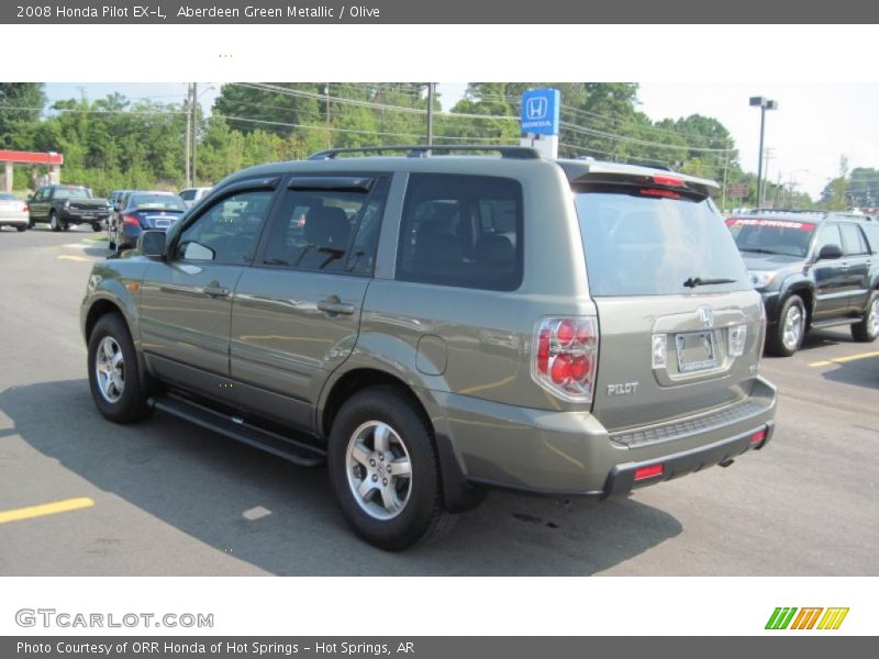 Aberdeen Green Metallic / Olive 2008 Honda Pilot EX-L