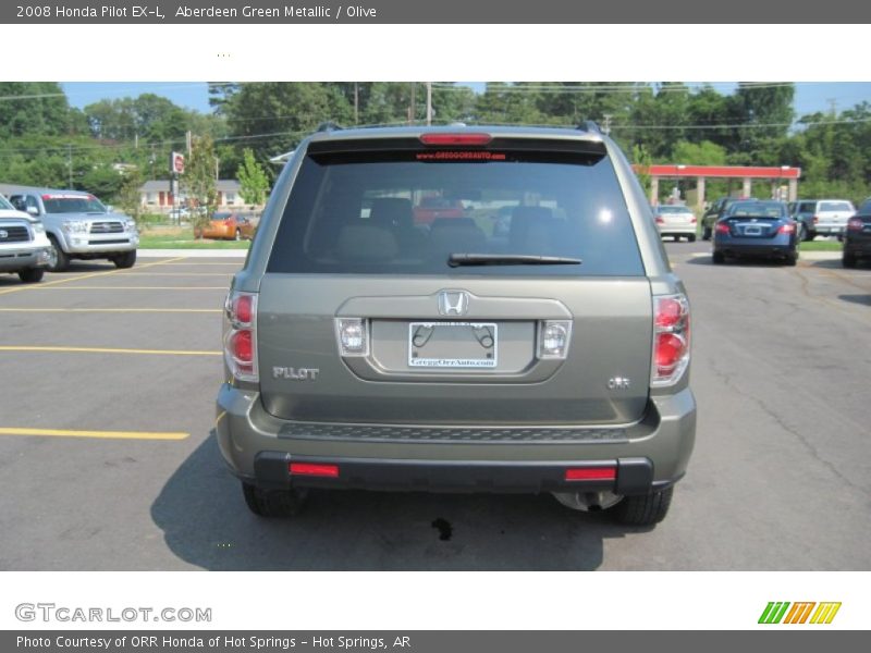 Aberdeen Green Metallic / Olive 2008 Honda Pilot EX-L