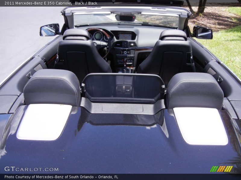 Black / Black 2011 Mercedes-Benz E 350 Cabriolet