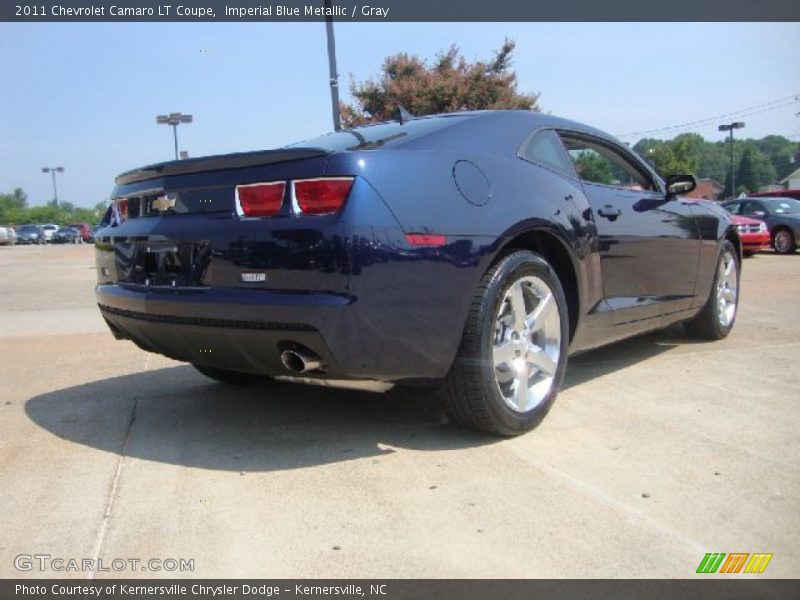 Imperial Blue Metallic / Gray 2011 Chevrolet Camaro LT Coupe