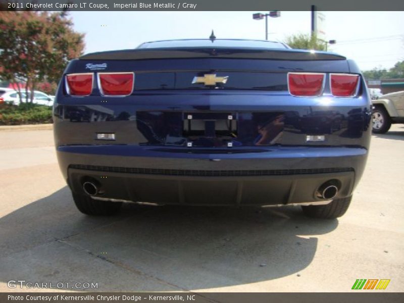 Imperial Blue Metallic / Gray 2011 Chevrolet Camaro LT Coupe