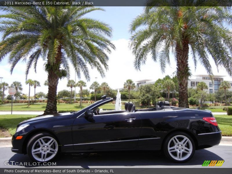 Black / Black 2011 Mercedes-Benz E 350 Cabriolet