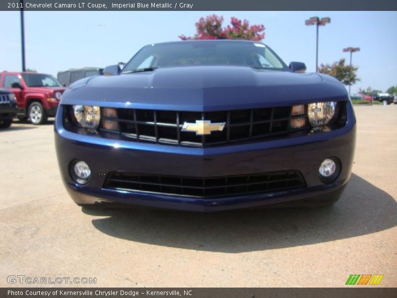 Imperial Blue Metallic / Gray 2011 Chevrolet Camaro LT Coupe
