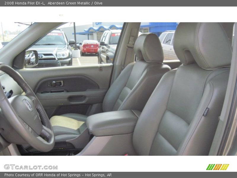 Aberdeen Green Metallic / Olive 2008 Honda Pilot EX-L