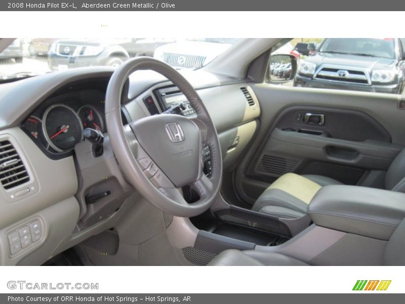 Aberdeen Green Metallic / Olive 2008 Honda Pilot EX-L