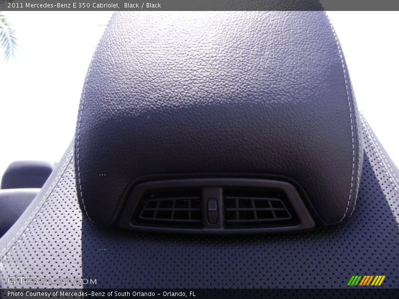 Black / Black 2011 Mercedes-Benz E 350 Cabriolet