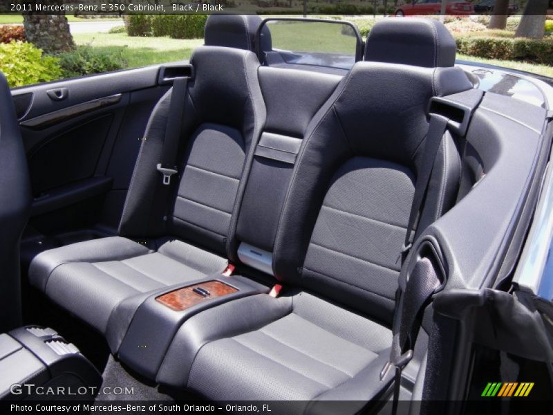 Black / Black 2011 Mercedes-Benz E 350 Cabriolet