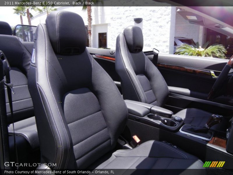 Black / Black 2011 Mercedes-Benz E 350 Cabriolet