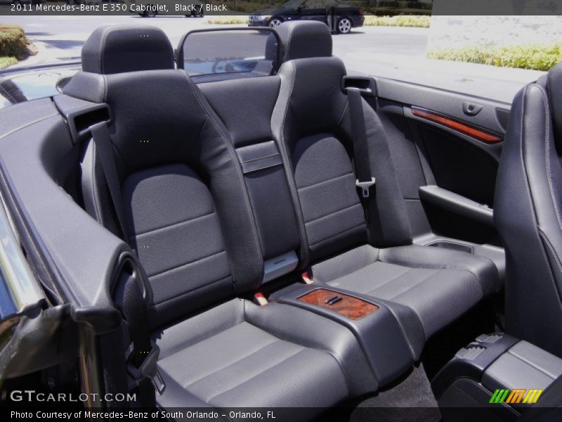 Black / Black 2011 Mercedes-Benz E 350 Cabriolet