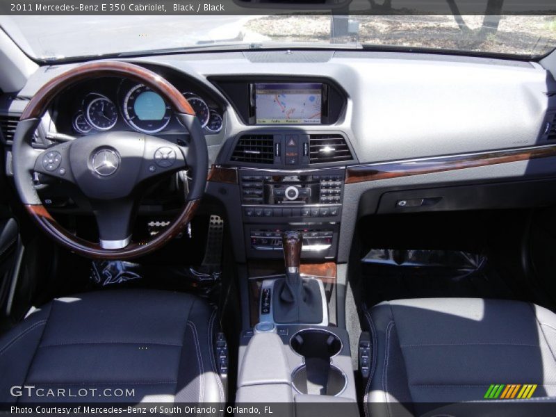 Black / Black 2011 Mercedes-Benz E 350 Cabriolet