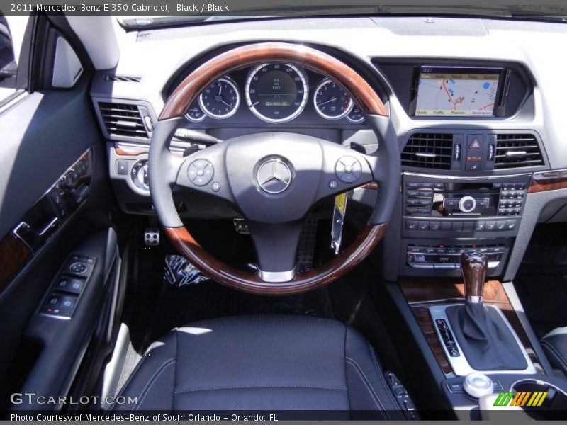 Black / Black 2011 Mercedes-Benz E 350 Cabriolet