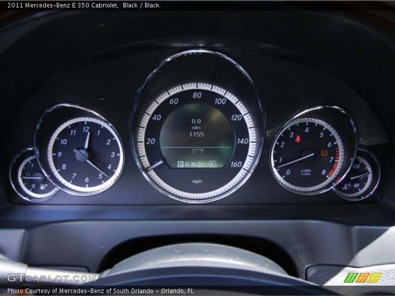 Black / Black 2011 Mercedes-Benz E 350 Cabriolet