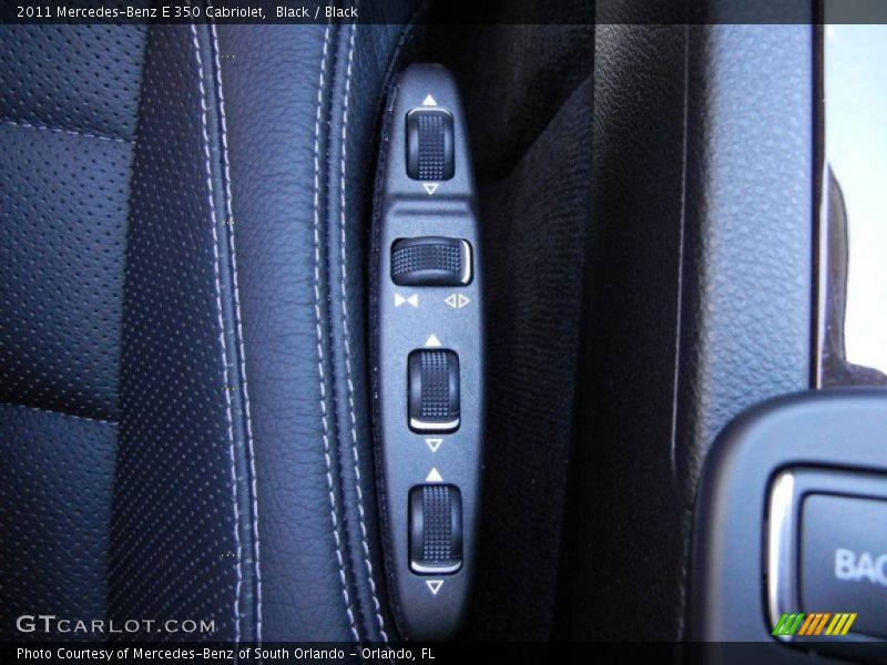 Black / Black 2011 Mercedes-Benz E 350 Cabriolet