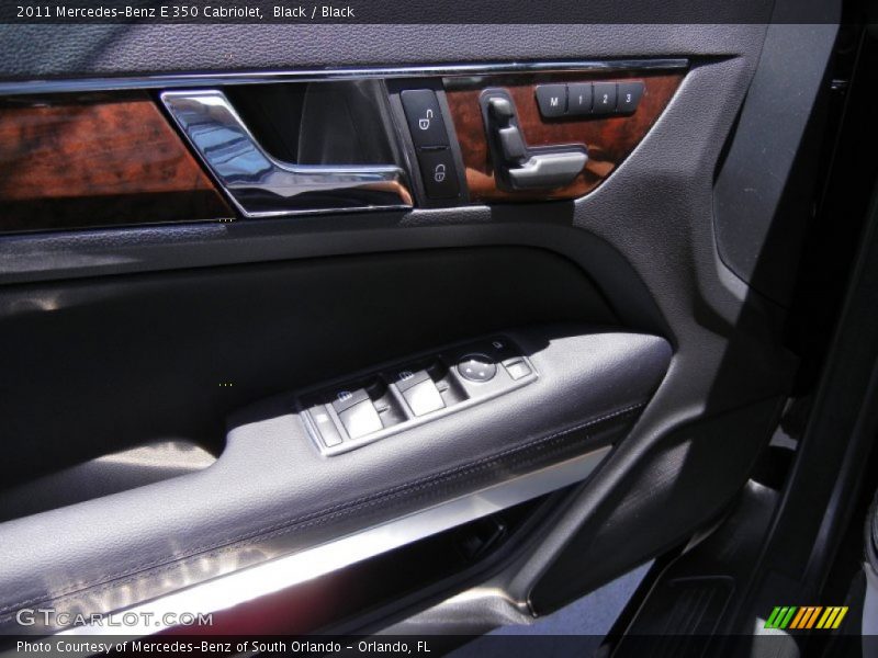 Black / Black 2011 Mercedes-Benz E 350 Cabriolet