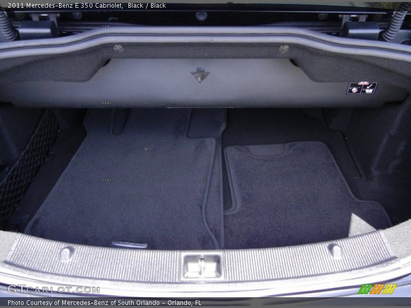 Black / Black 2011 Mercedes-Benz E 350 Cabriolet