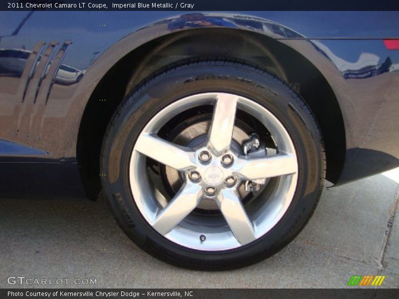 Imperial Blue Metallic / Gray 2011 Chevrolet Camaro LT Coupe