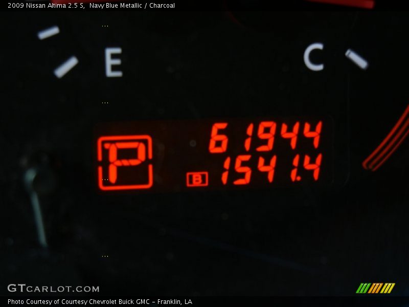 Navy Blue Metallic / Charcoal 2009 Nissan Altima 2.5 S