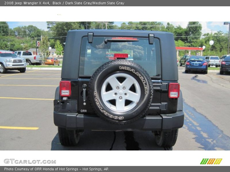 Black / Dark Slate Gray/Medium Slate Gray 2008 Jeep Wrangler X 4x4