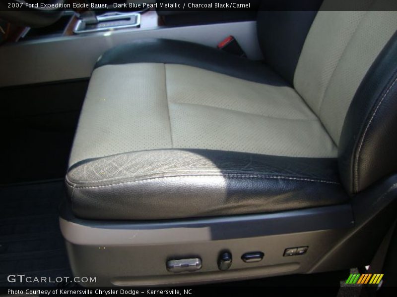 Dark Blue Pearl Metallic / Charcoal Black/Camel 2007 Ford Expedition Eddie Bauer