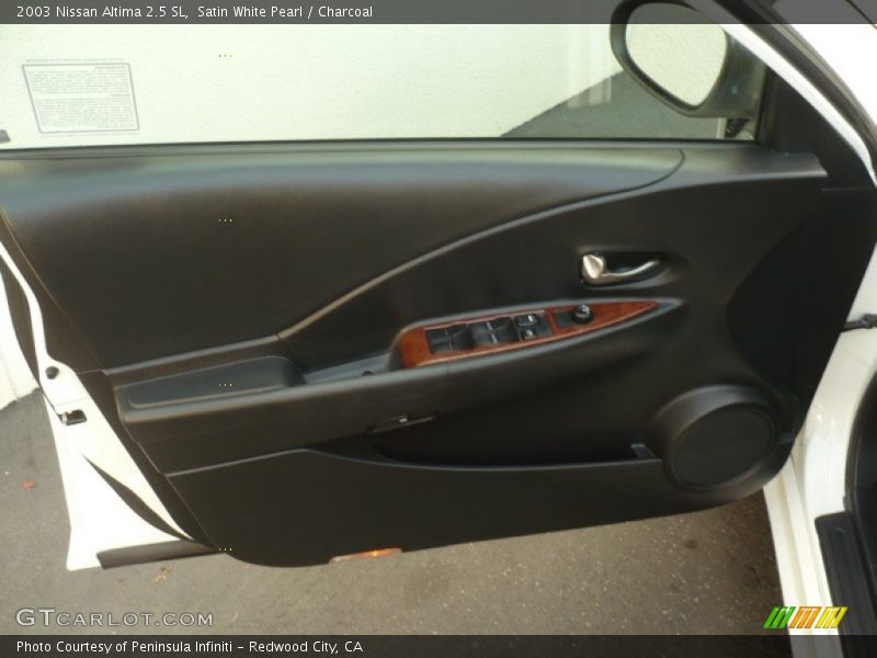 Satin White Pearl / Charcoal 2003 Nissan Altima 2.5 SL