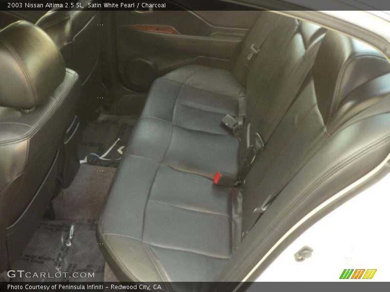 Satin White Pearl / Charcoal 2003 Nissan Altima 2.5 SL