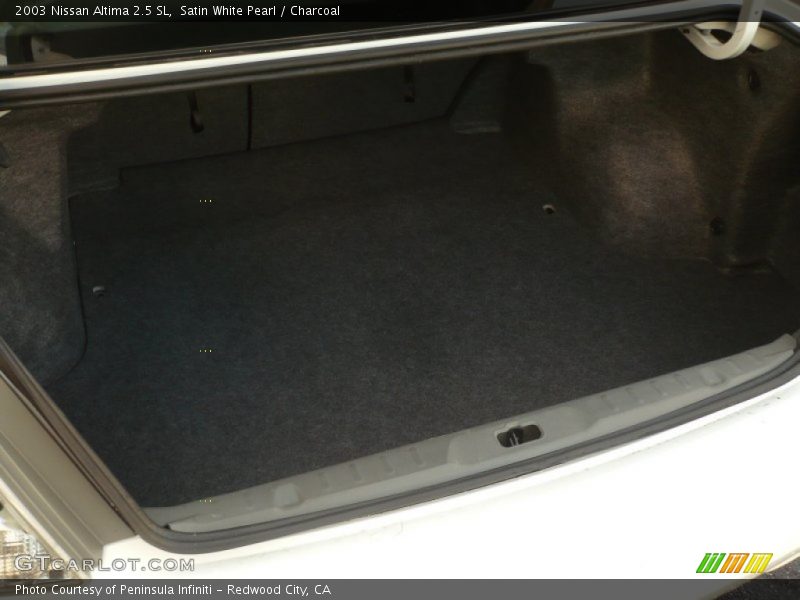 Satin White Pearl / Charcoal 2003 Nissan Altima 2.5 SL