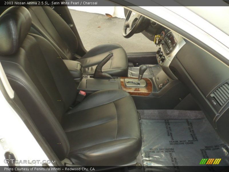 Satin White Pearl / Charcoal 2003 Nissan Altima 2.5 SL
