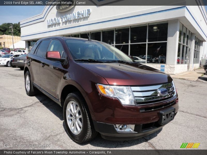 Cinnamon Metallic / Camel 2009 Ford Edge SEL AWD