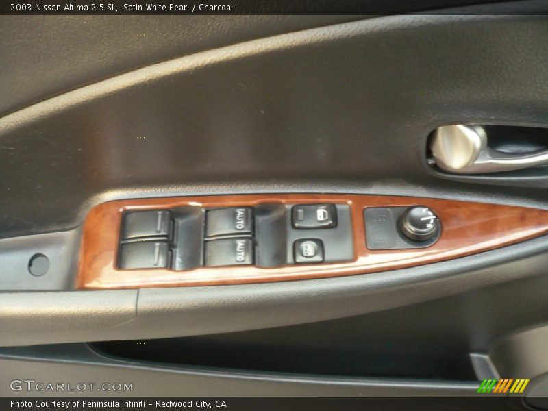 Satin White Pearl / Charcoal 2003 Nissan Altima 2.5 SL