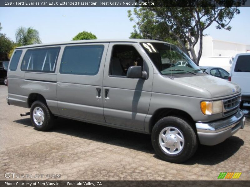 Front 3/4 View of 1997 E Series Van E350 Extended Passenger