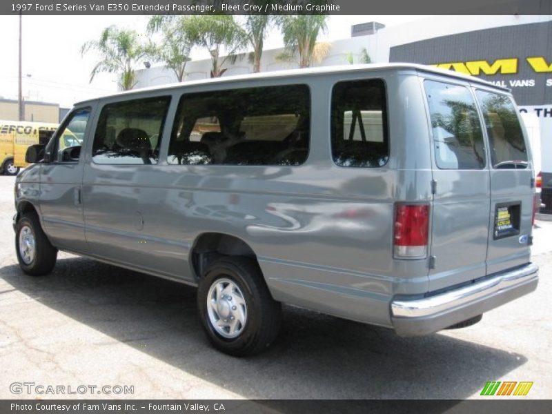 Fleet Grey / Medium Graphite 1997 Ford E Series Van E350 Extended Passenger
