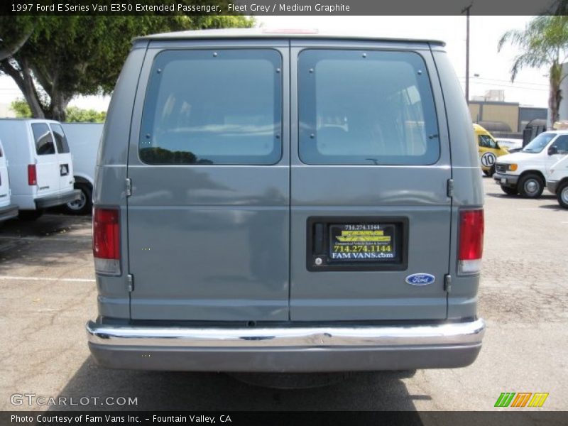 Fleet Grey / Medium Graphite 1997 Ford E Series Van E350 Extended Passenger