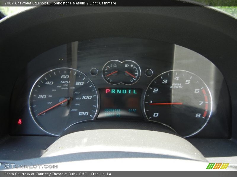 Sandstone Metallic / Light Cashmere 2007 Chevrolet Equinox LS