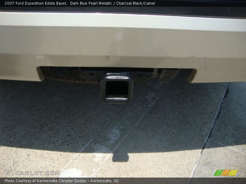 Dark Blue Pearl Metallic / Charcoal Black/Camel 2007 Ford Expedition Eddie Bauer