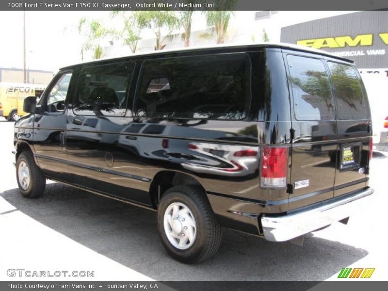 Oxford White / Medium Flint 2008 Ford E Series Van E150 XL Passenger