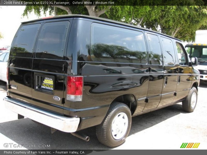 Oxford White / Medium Flint 2008 Ford E Series Van E150 XL Passenger