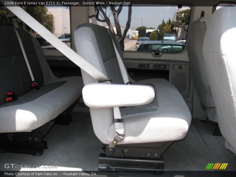 Oxford White / Medium Flint 2008 Ford E Series Van E150 XL Passenger