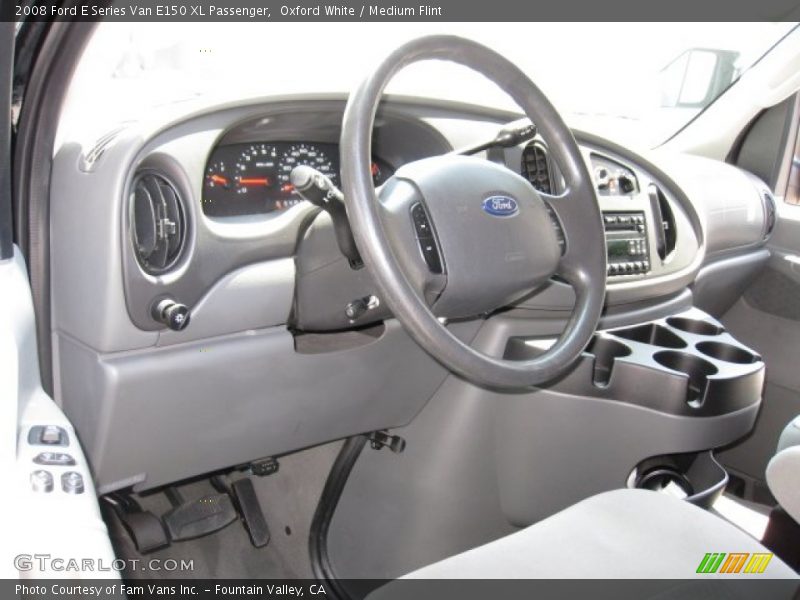Dashboard of 2008 E Series Van E150 XL Passenger