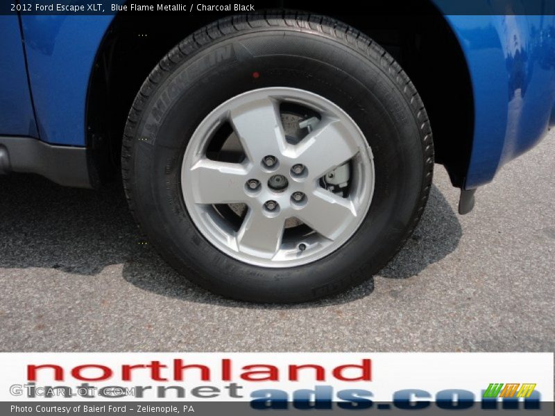 Blue Flame Metallic / Charcoal Black 2012 Ford Escape XLT