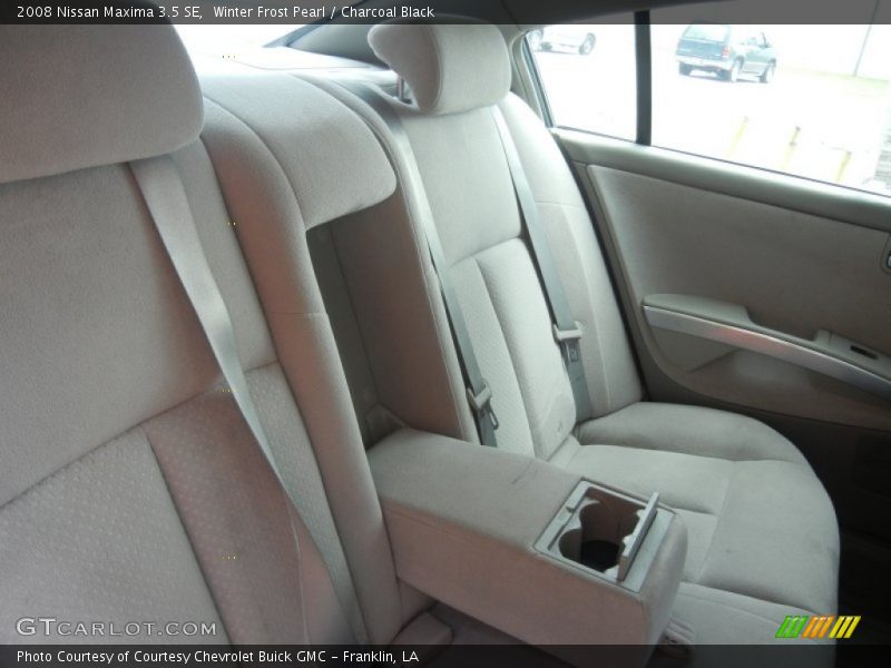 Winter Frost Pearl / Charcoal Black 2008 Nissan Maxima 3.5 SE