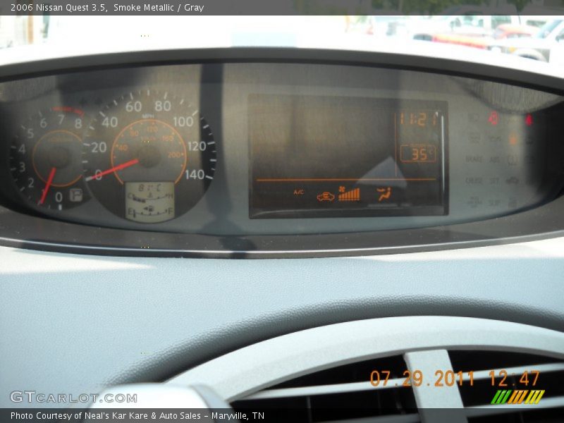 Smoke Metallic / Gray 2006 Nissan Quest 3.5