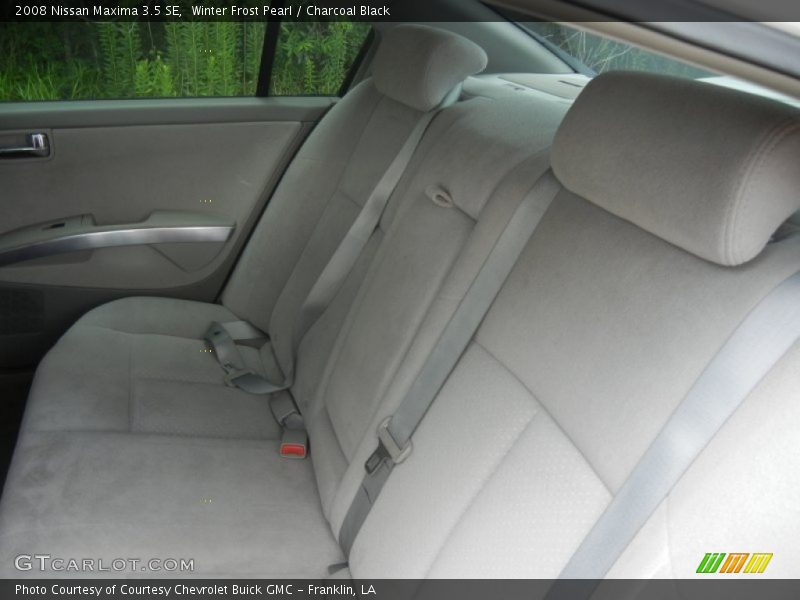 Winter Frost Pearl / Charcoal Black 2008 Nissan Maxima 3.5 SE
