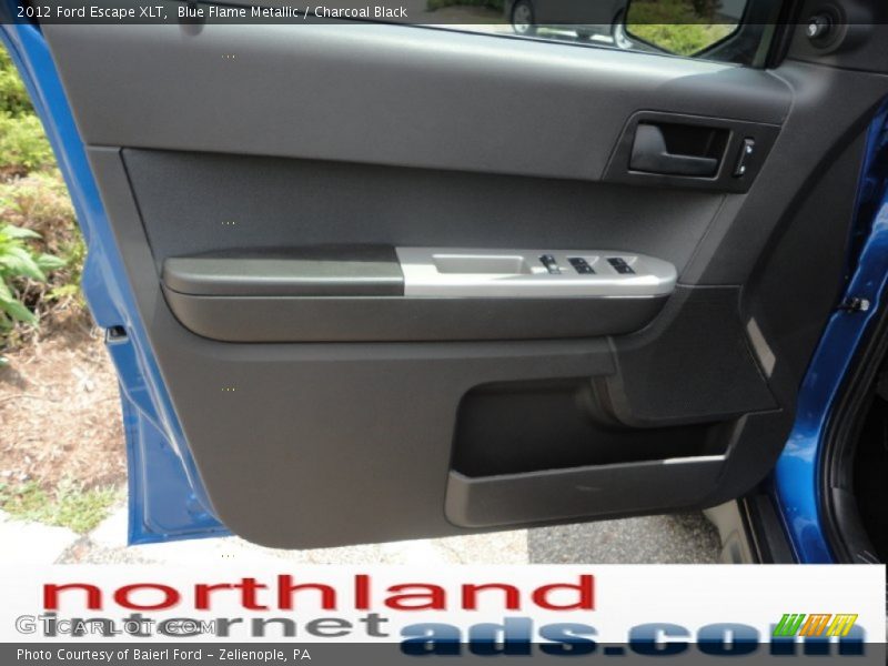 Blue Flame Metallic / Charcoal Black 2012 Ford Escape XLT
