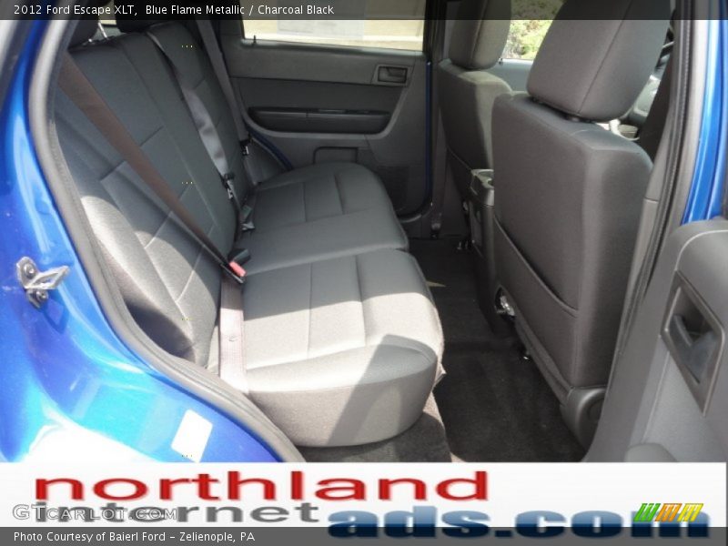 Blue Flame Metallic / Charcoal Black 2012 Ford Escape XLT