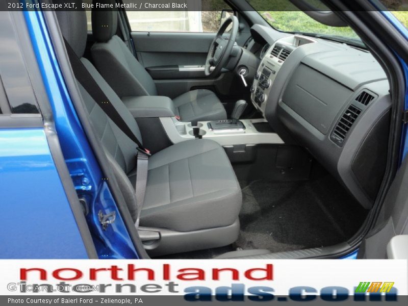 Blue Flame Metallic / Charcoal Black 2012 Ford Escape XLT