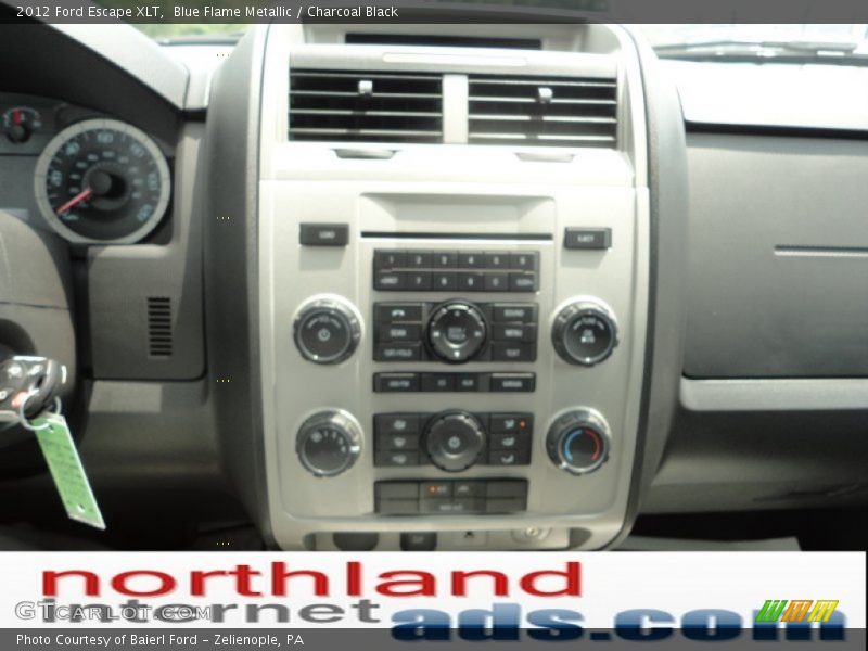 Blue Flame Metallic / Charcoal Black 2012 Ford Escape XLT