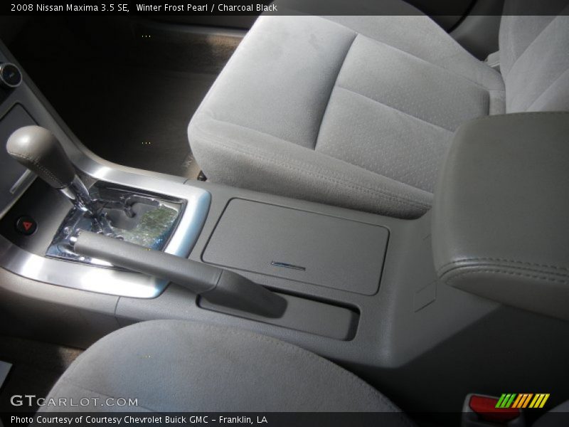 Winter Frost Pearl / Charcoal Black 2008 Nissan Maxima 3.5 SE