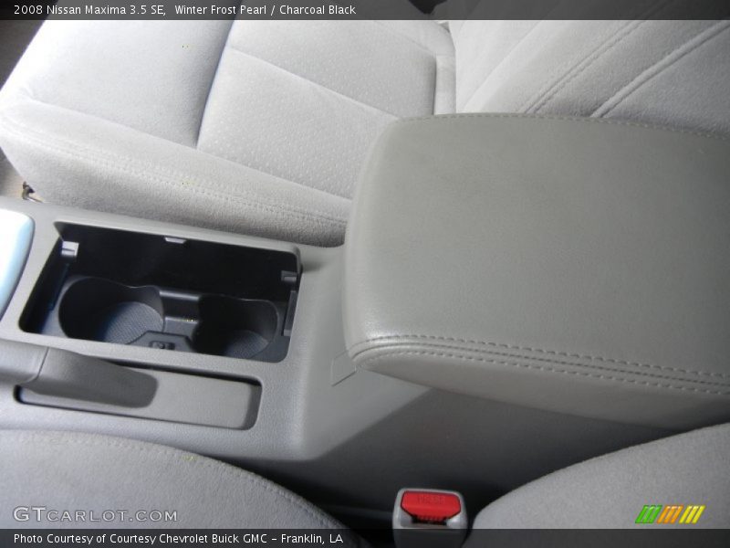 Winter Frost Pearl / Charcoal Black 2008 Nissan Maxima 3.5 SE