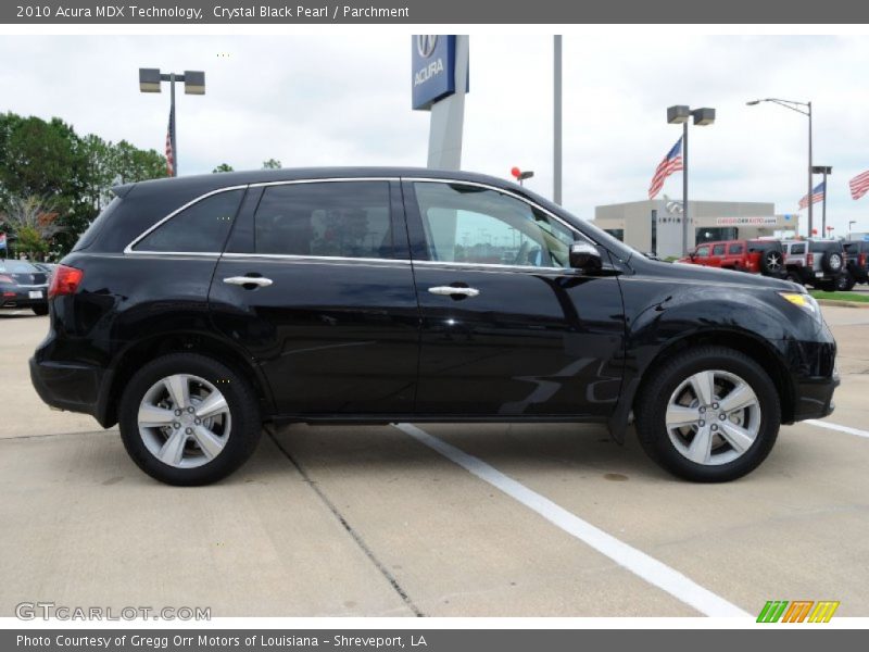 Crystal Black Pearl / Parchment 2010 Acura MDX Technology
