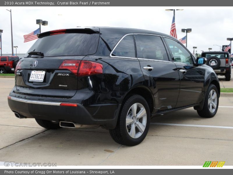 Crystal Black Pearl / Parchment 2010 Acura MDX Technology